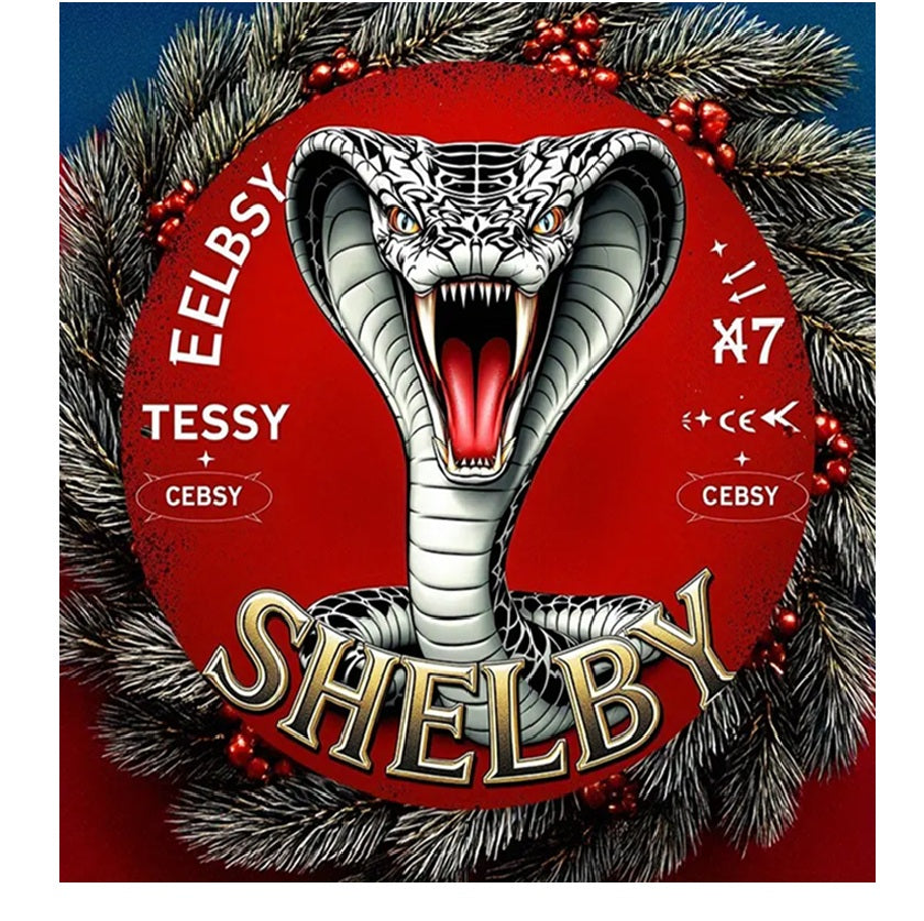 P111 Vintage Shelby Cobra Metal Sign