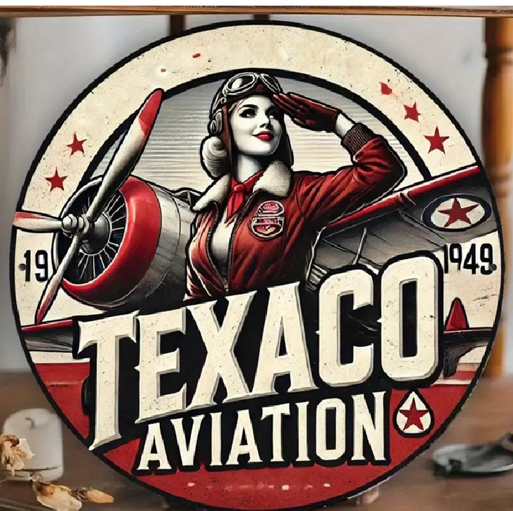 P13 Texaco Aviation Girl