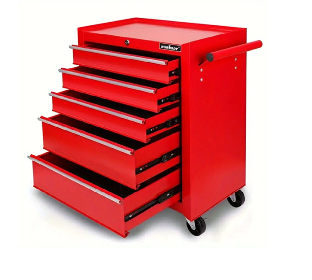 P210 5 Drawer Tool Roll Cabinet Red