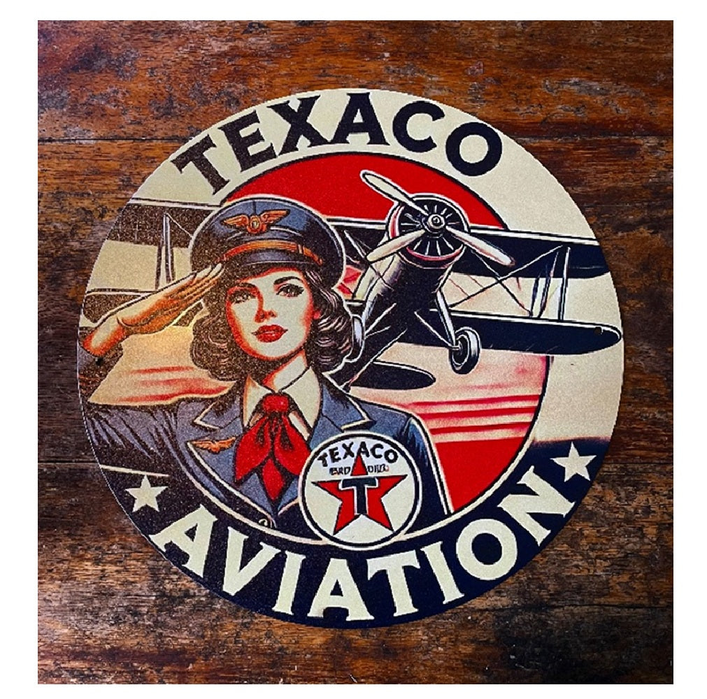 P235 Vintage Texaco Aviation Girl