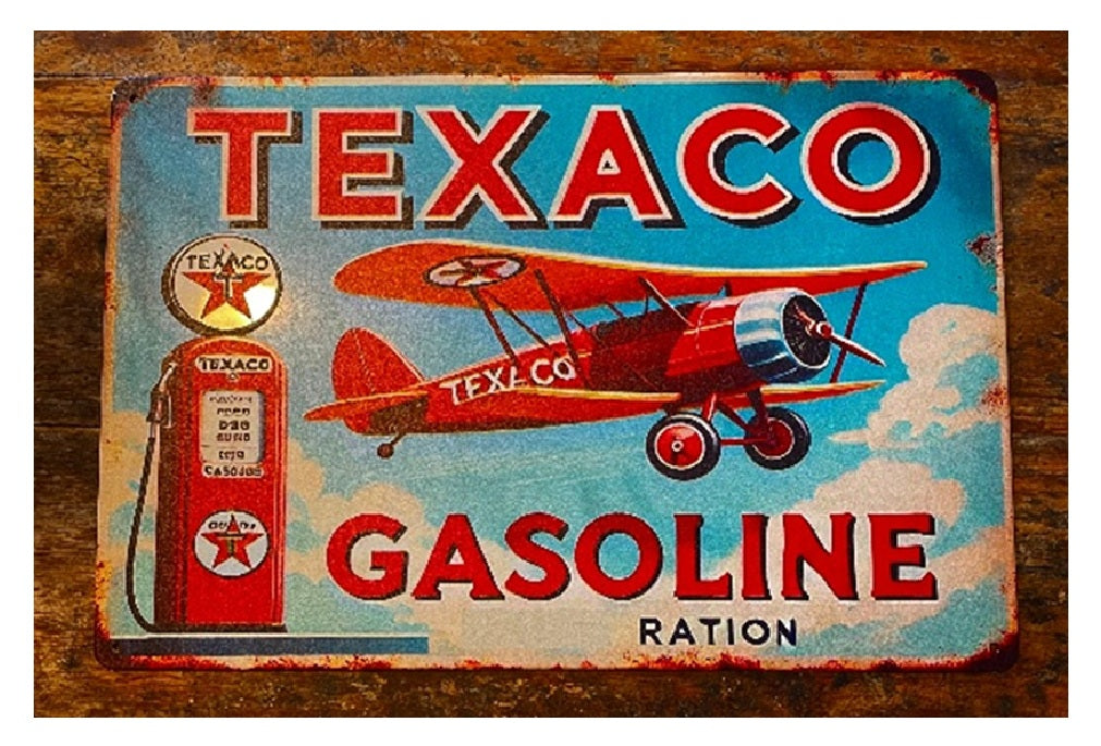 P236 Vintage Texaco Aviation Sign