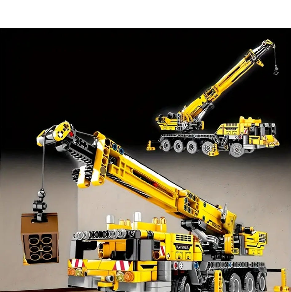 P249 1008 Piece Hydraulic Crane Brick Build