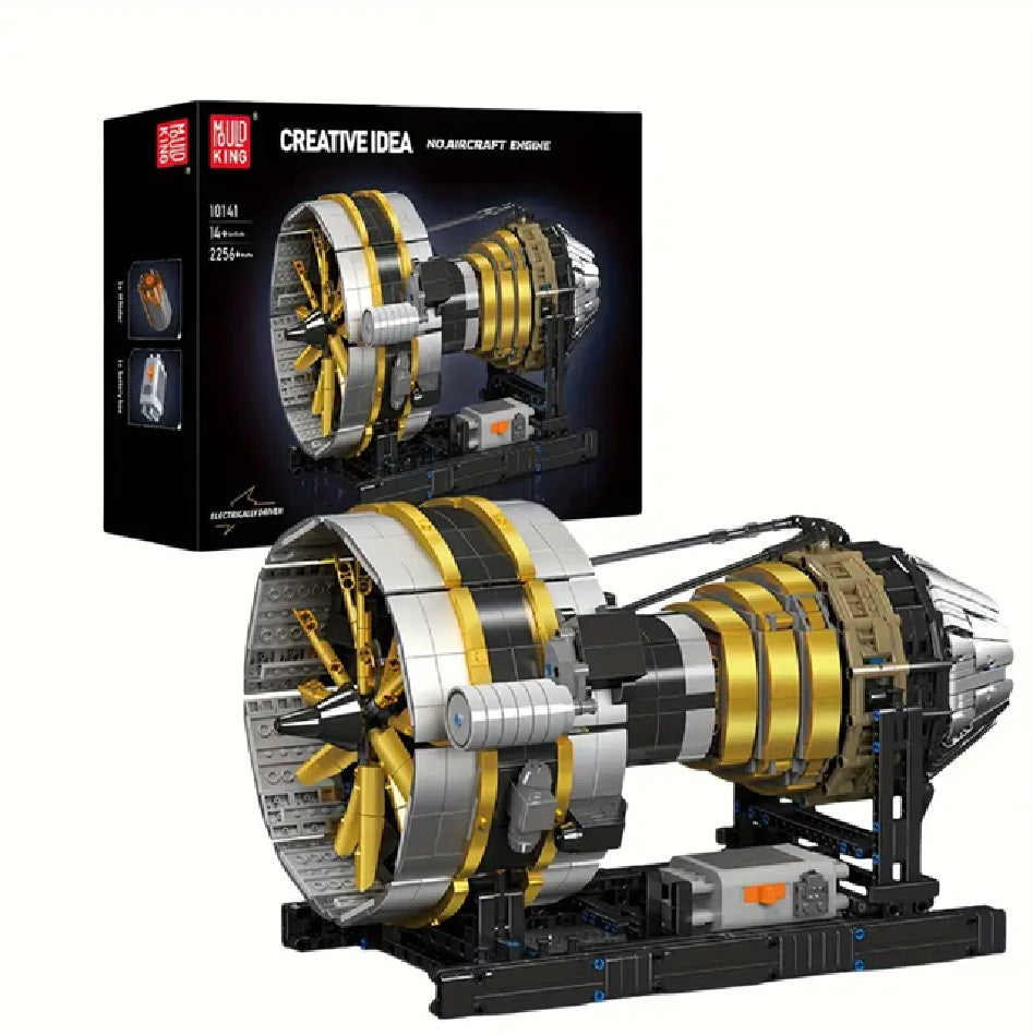 P255 2256 Piece Motorised Jet Engine Brick Build