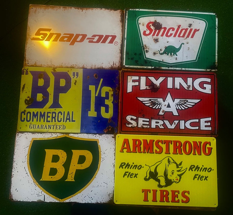 P259 6 Pack Vintage Signs