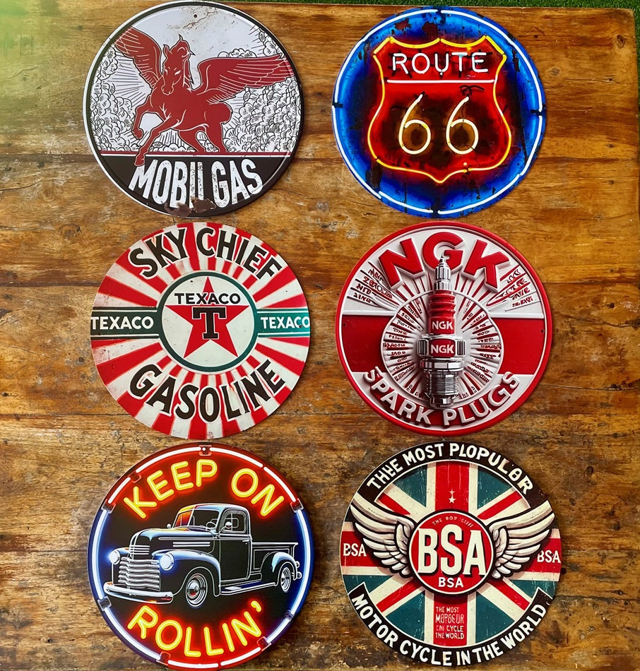 P274 6 Pack Automotive Signs
