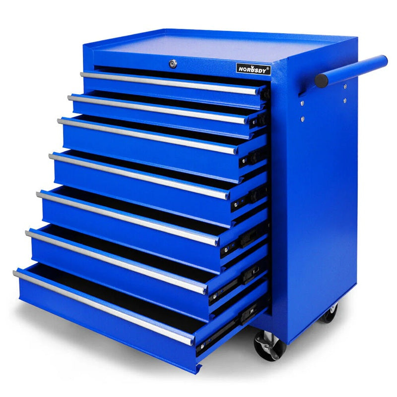 P301 7 Draw Tool Cabinet Blue