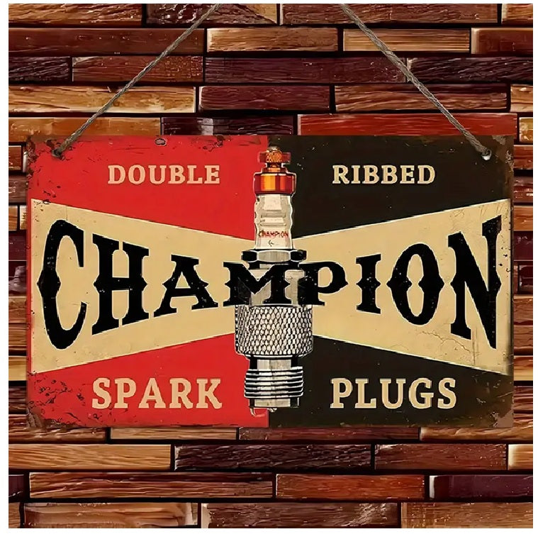 P44 Vintage Champion Spark Plug Metal sing