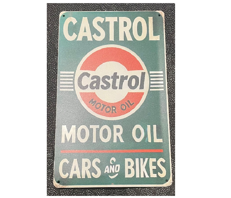P50 Vintage Castol Motor Oil Sign
