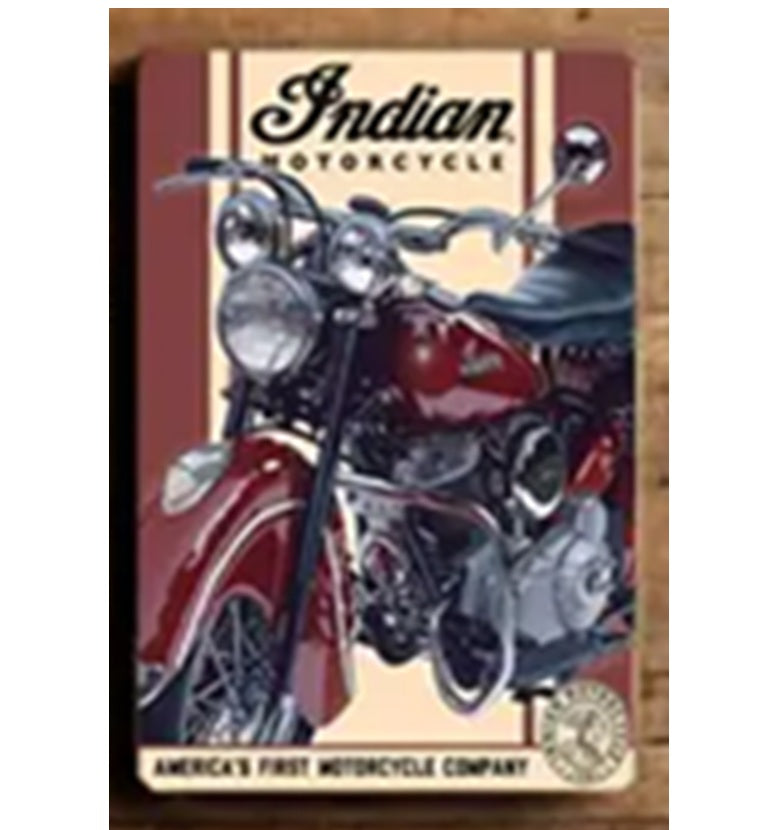 P6 Vintage Indian Motor Cycle Metal Sign