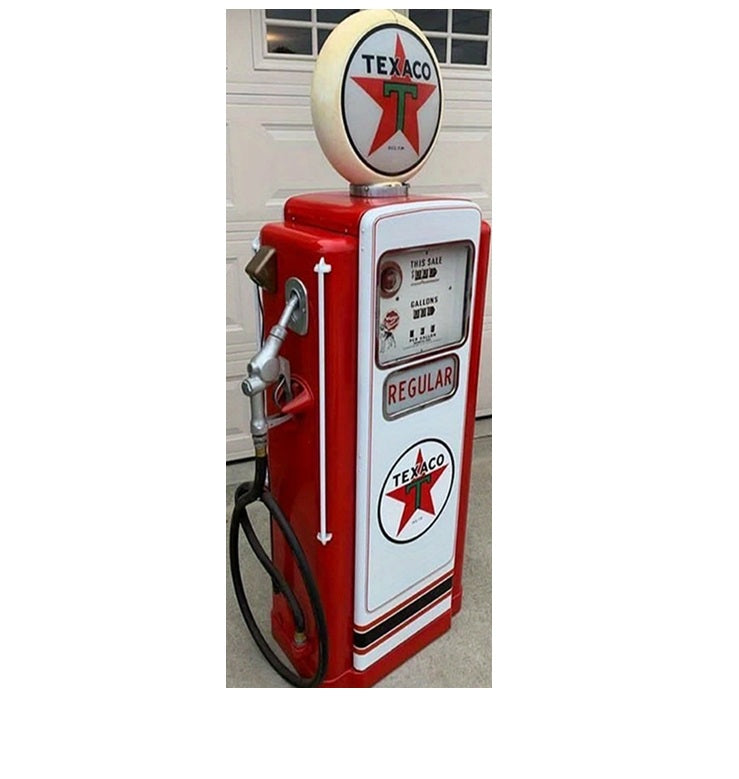 P71 Vintage Texaco Gas Pump Sign
