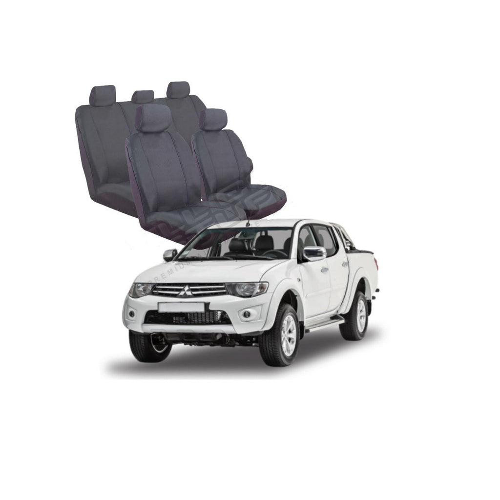 Mitsubishi Triton 07/2006 - 12/2014 Canvas Seat Cover Double Cab