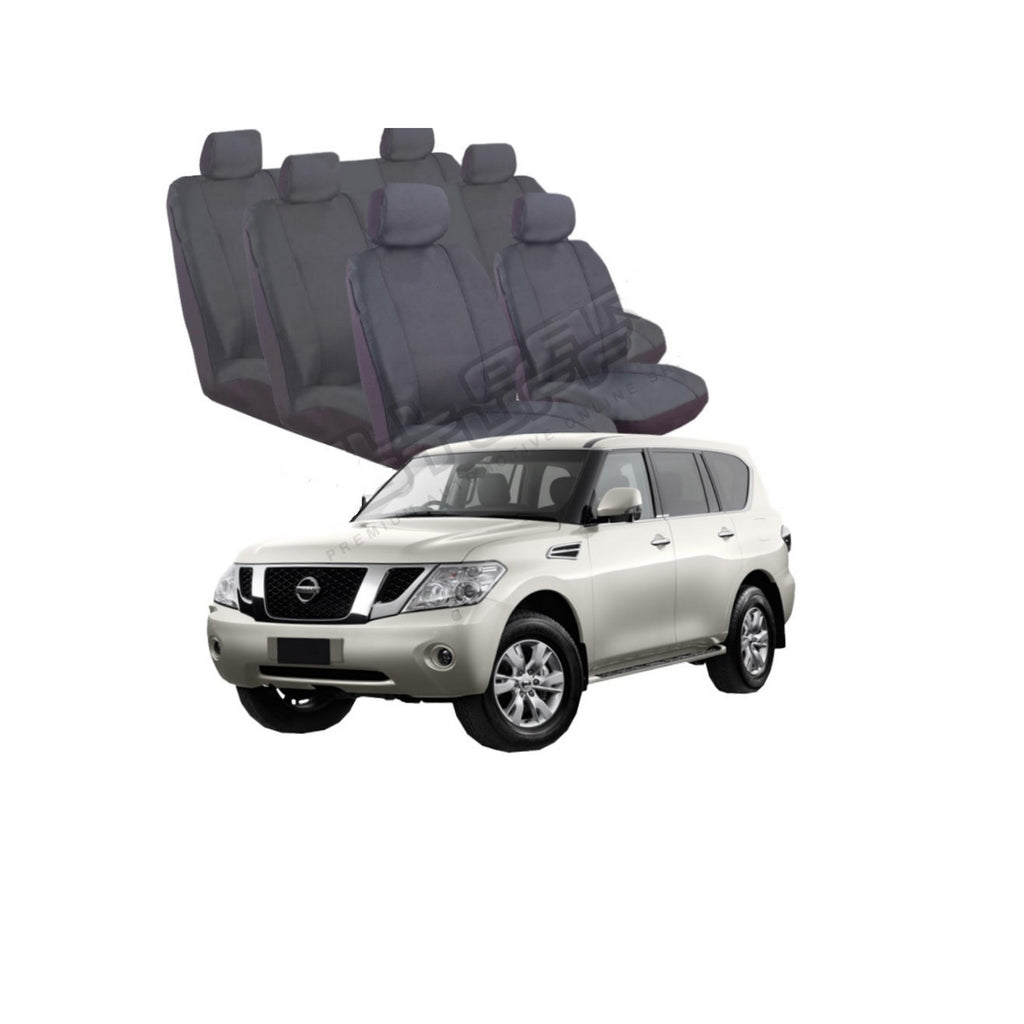 Nissan Patrol GU Y61 10/2004 -01/2013 Canvas Seat Cover