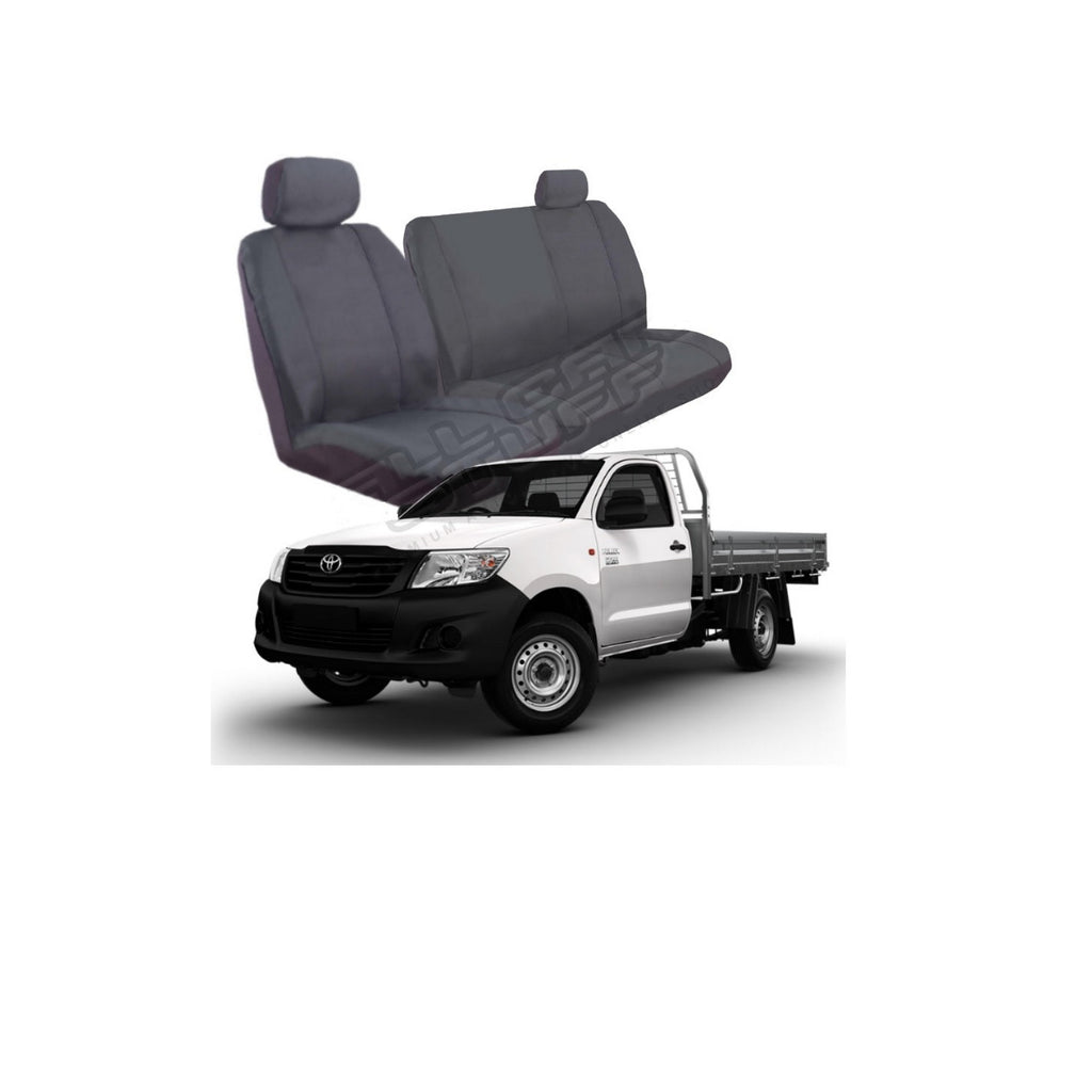 Toyota Hilux Workmate / SR 03/2005 - 06/2015 Canvas Seat Cover Single Cab