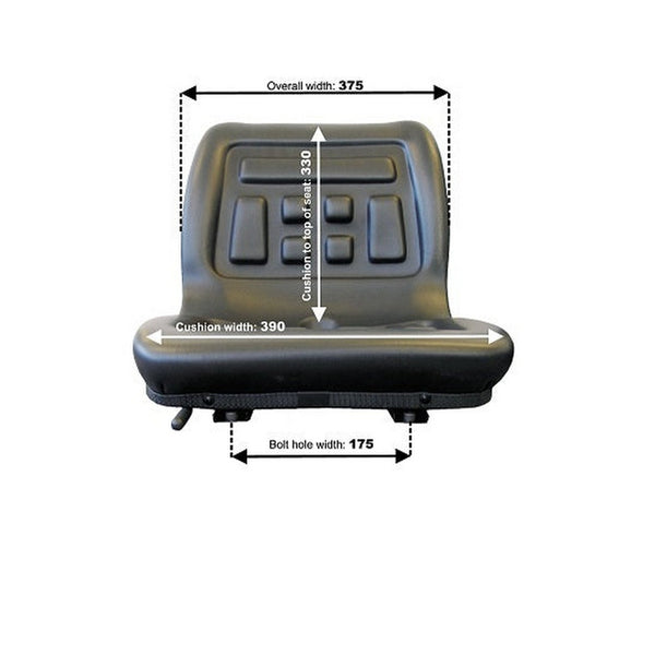 ETS014 All Purpose Equipment Seat Economy Truck Seats Store
