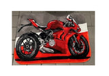 P10 Motor Cycle Carpet Rug  60 cm x 40 cm