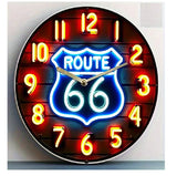 P100 Route 66 Clock