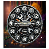 P101 Vintage Euro Car Clock