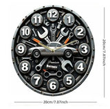 P101 Vintage Euro Car Clock