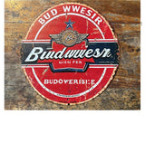 P108 Vintage Bud Beer Metal Sign