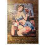 P125 Vintage Beer Girl