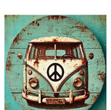 P129 Vintage VW Combi Van Metal sign