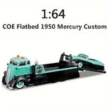P132 1950's Vintage Cab Over Maisto Car Carrier