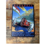 P147 6 Pack Vintage Motor Racing Metal Signs