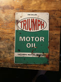 P156 8 Pack Vintage Automotive Metal Signs