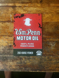 P157 9 Pack Vintage Gasoline Metal Signs