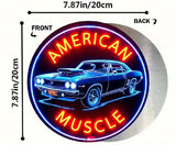 P16 American Muscle Car Metal Sign