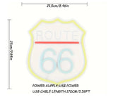 P162 Route 66 Neon Sign