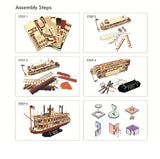 P167 Mississippi Paddle Steamer 3D Puzzle