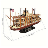 P167 Mississippi Paddle Steamer 3D Puzzle