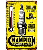 P17 Vintage Champion Spark Plug Sign Automotive