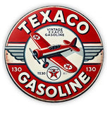 P174 Vintage Texaco Gasoline Aviation Metal Sign