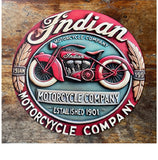 P185 Vintage India Motorcycle Metal Sign