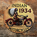 P190 6 Pack Vintage Americano Metal Signs