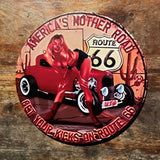P190 6 Pack Vintage Americano Metal Signs