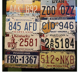 P191 8 Pack Random Number Plates