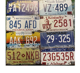 P191 8 Pack Random Number Plates