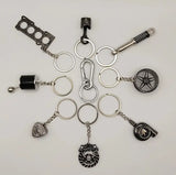P193 9 Piece Key Rings Random Colour Auto Parts