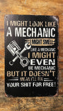 P195 Workshop Humour Metal Signs
