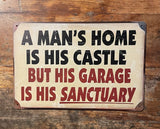 P195 Workshop Humour Metal Signs