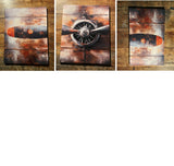 P196 3 Piece Canvas Airplane Propeller
