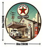 P20 Vintage Texico Gas Station Metal Sign