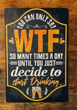 P206 6 Pack Drinking Signs