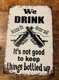 P206 6 Pack Drinking Signs