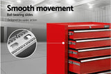 P210 5 Drawer Tool Roll Cabinet Red