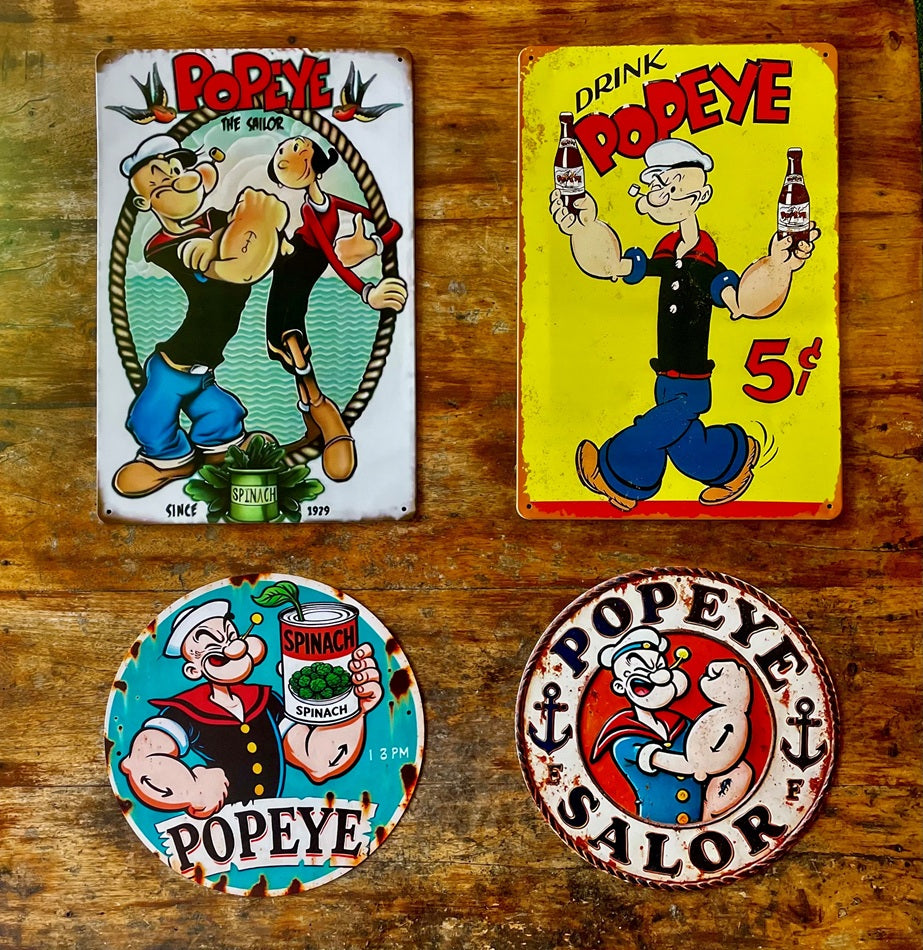 P273 4 Pack Popeye Signs
