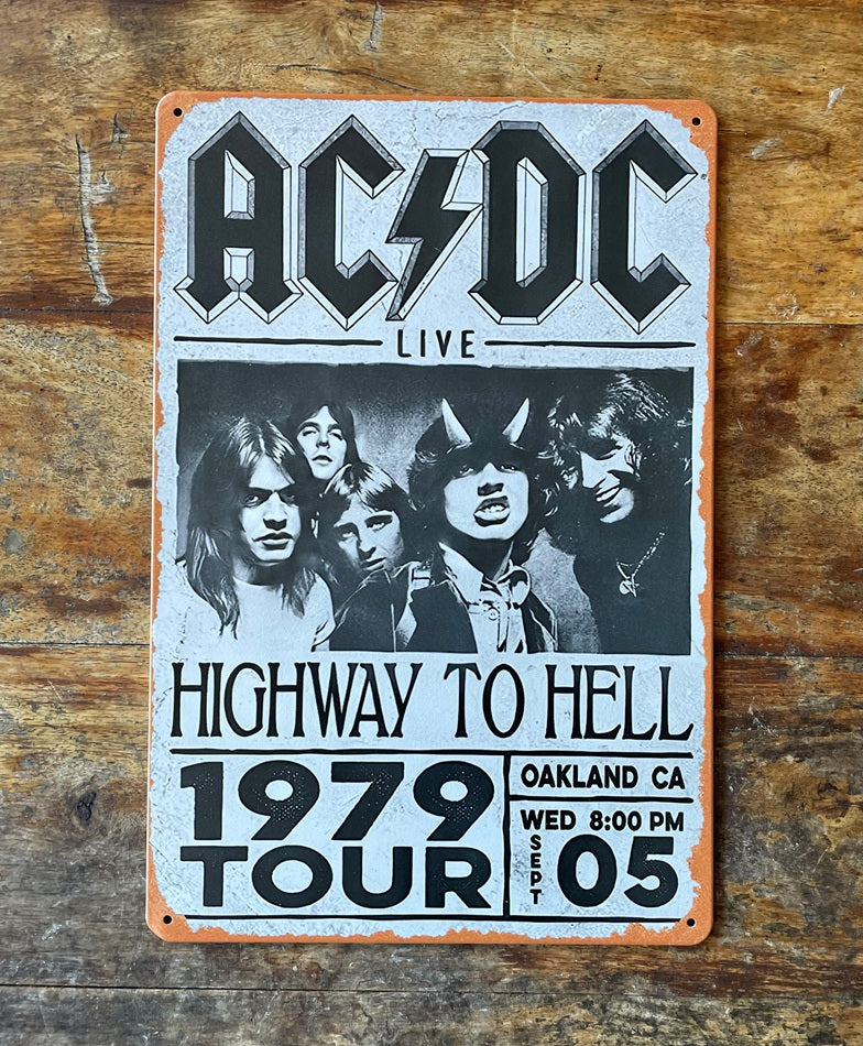 P284 Vintage AC /DC Sign